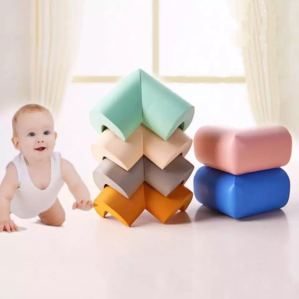 Set of 4 Soft Table Desk Corner Protector, Infant Baby Safety Edge Corner Guards, Anti Collision Furniture Corner Protector, L Type Table Corner Sticker, Foam Baby Safety Corner Set of 4 Soft Table Desk Corner Protector, Infant Baby Safety Edge Corner Guards, Anti Collision Furniture Corner Protector, L Type Table Corner Sticker, Foam Baby Safety Corner